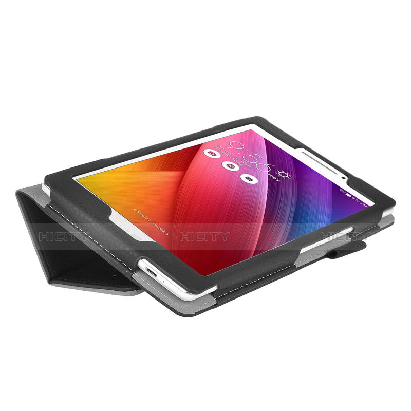 Asus ZenPad C 7.0 Z170CG用手帳型 レザーケース スタンド Asus ブラック