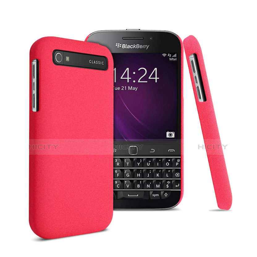 Blackberry Classic Q20用ハードケース プラスチック 質感もマット Blackberry レッド