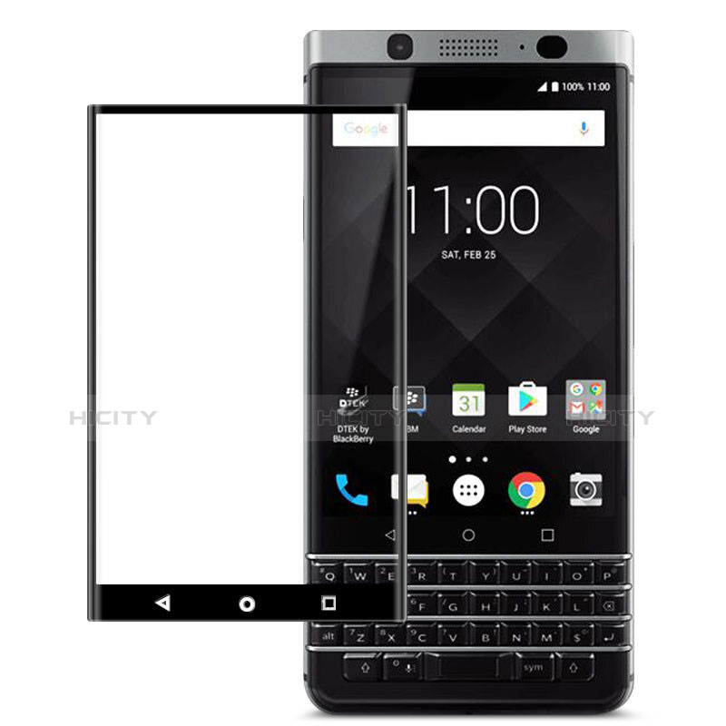 Blackberry KEYone用強化ガラス フル液晶保護フィルム F02 Blackberry ゴールド