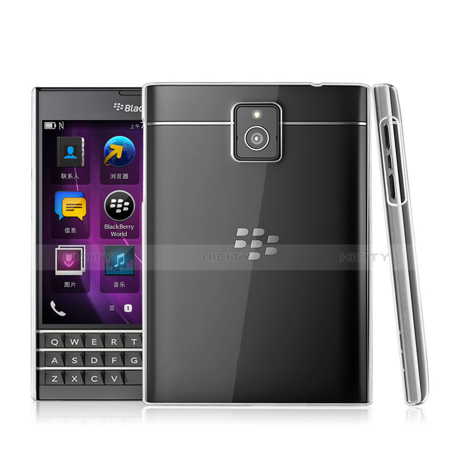 Blackberry Passport Q30用ハードケース クリスタル クリア透明 Blackberry クリア
