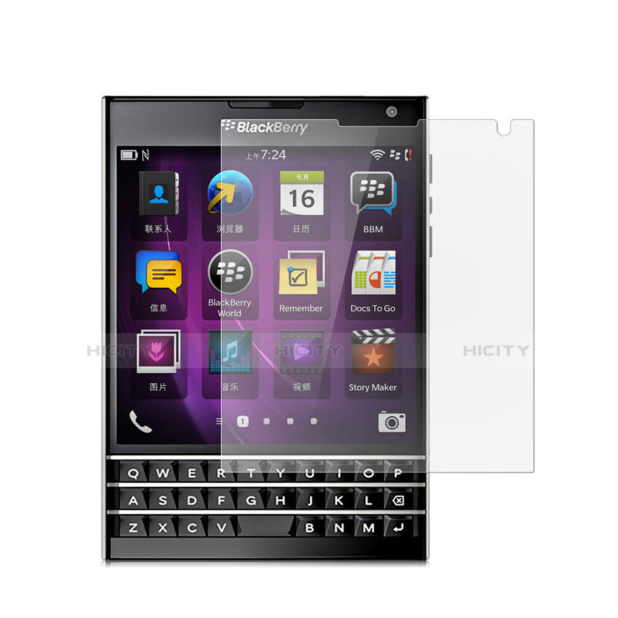 Blackberry Passport Q30用高光沢 液晶保護フィルム Blackberry クリア