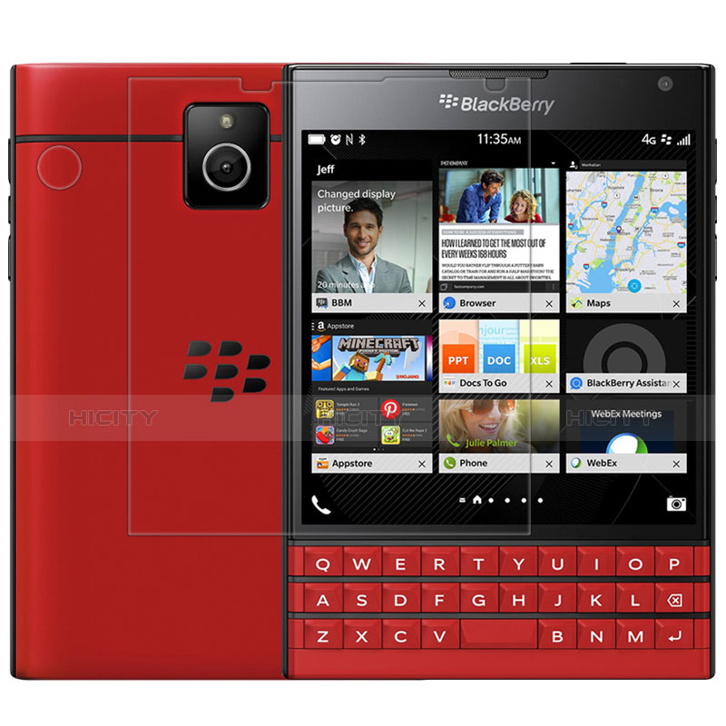 Blackberry Passport Q30用強化ガラス 液晶保護フィルム T01 Blackberry クリア