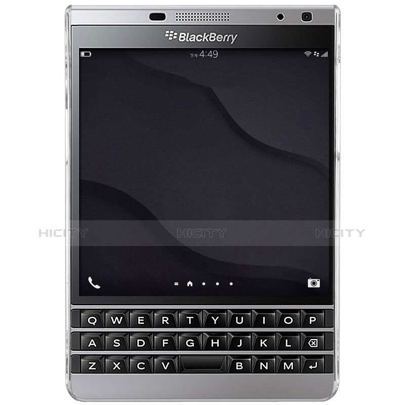 Blackberry Passport Silver Edition用極薄ソフトケース シリコンケース 耐衝撃 全面保護 クリア透明 カバー Blackberry クリア