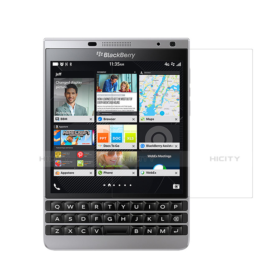 Blackberry Passport Silver Edition用高光沢 液晶保護フィルム Blackberry クリア
