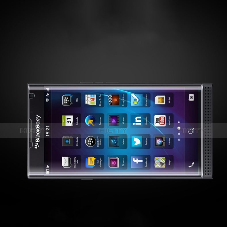 Blackberry Priv用強化ガラス 液晶保護フィルム T03 Blackberry クリア