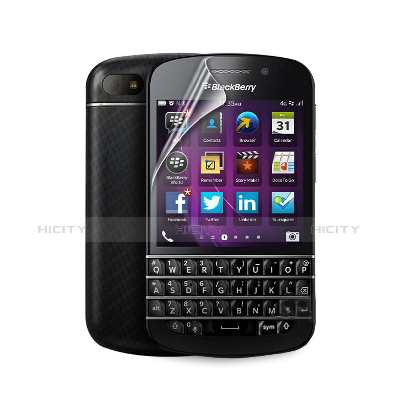 Blackberry Q10用高光沢 液晶保護フィルム Blackberry クリア