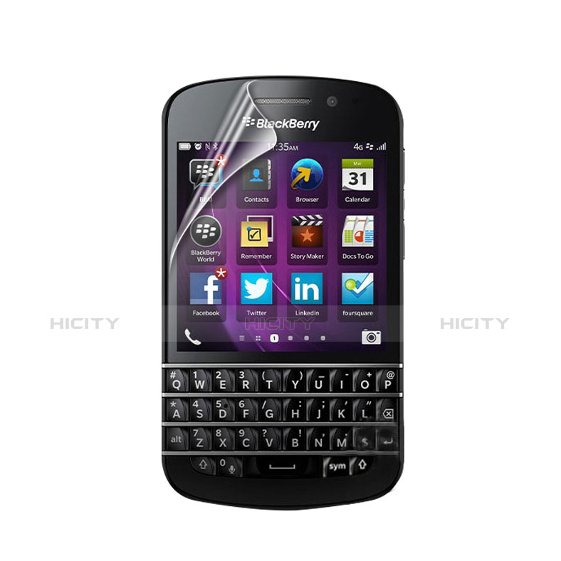 Blackberry Q10用高光沢 液晶保護フィルム Blackberry クリア