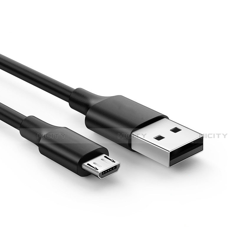 Micro USBケーブル 充電ケーブルAndroidユニバーサル A20 ブラック