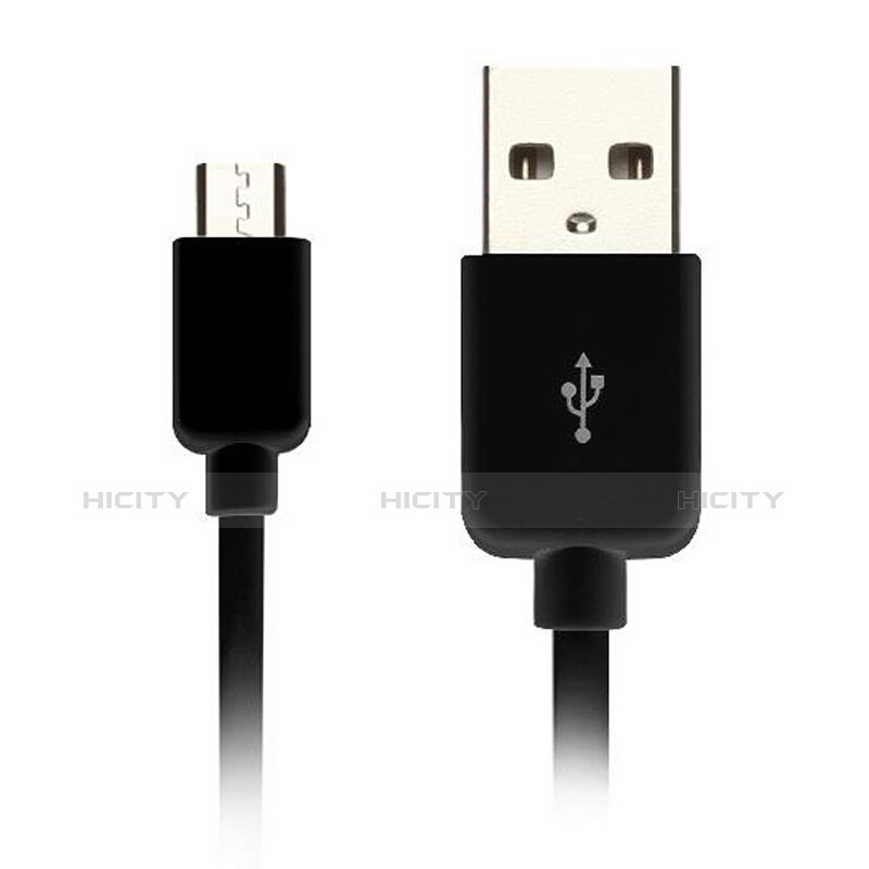 USB 2.0ケーブル 充電ケーブルAndroidユニバーサル A02 ブラック