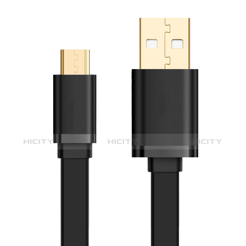 USB 2.0ケーブル 充電ケーブルAndroidユニバーサル A09 ブラック
