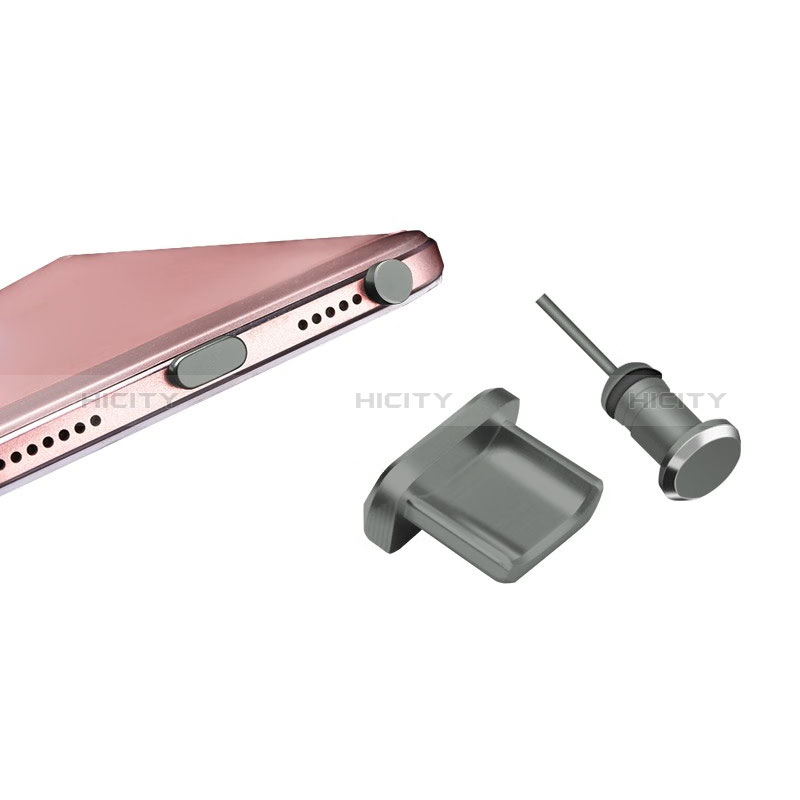 アンチ ダスト プラグ キャップ ストッパー USB-B Androidユニバーサル H01 ダークグレー