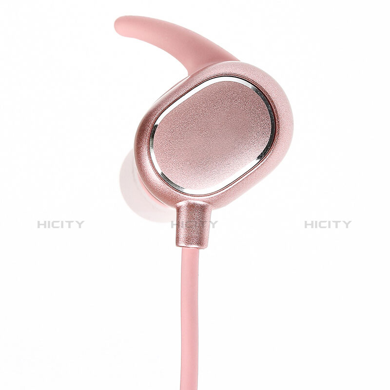Bluetoothイヤホンワイヤレス ヘッドホン ステレオ H43 ピンク
