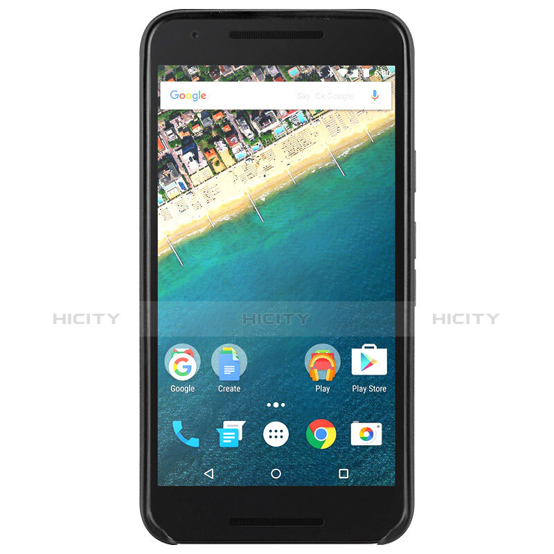 Google Nexus 5X用手帳型 レザーケース スタンド グーグル ブラック