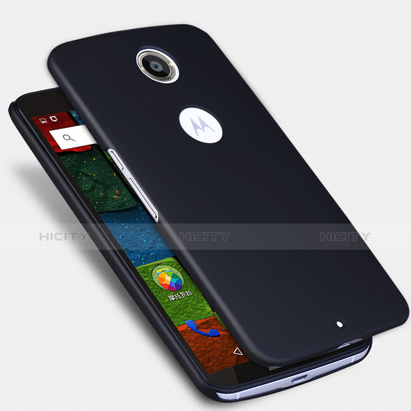 Google Nexus 6用ハードケース プラスチック 質感もマット グーグル ブラック