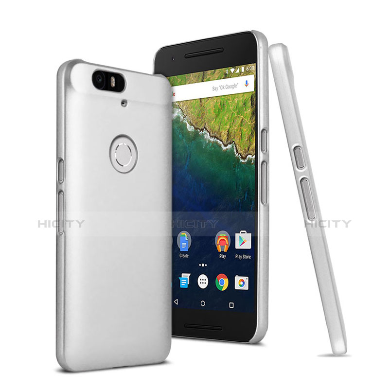 Google Nexus 6P用ハードケース プラスチック 質感もマット グーグル ホワイト