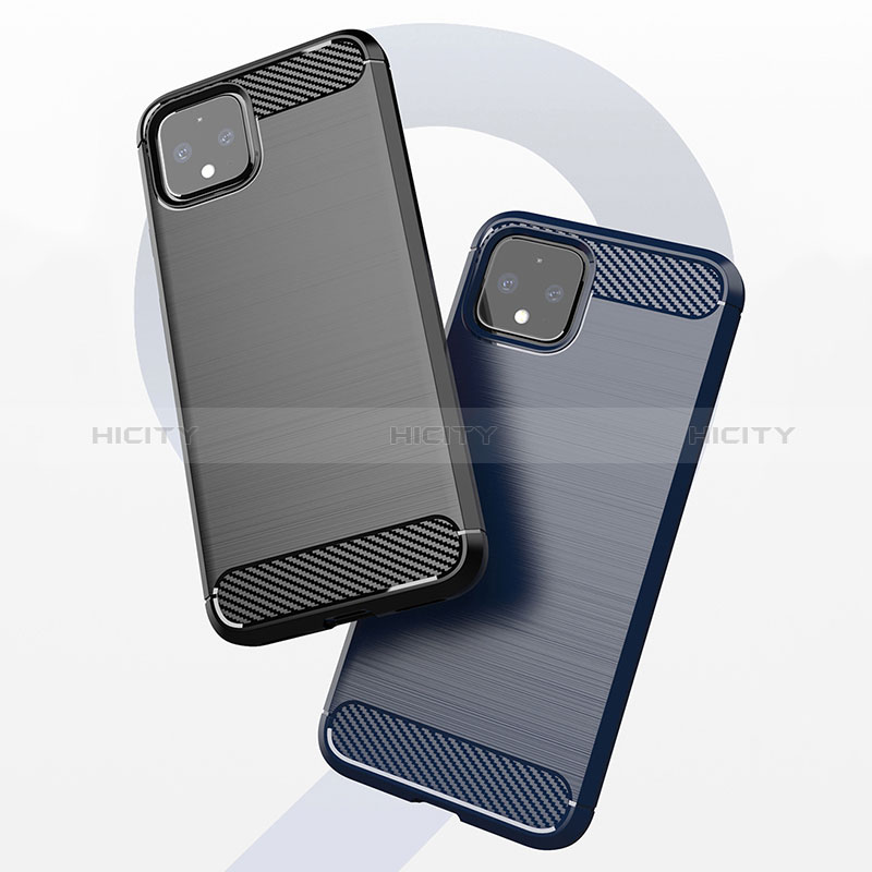 Google Pixel 4用シリコンケース ソフトタッチラバー ライン カバー グーグル 