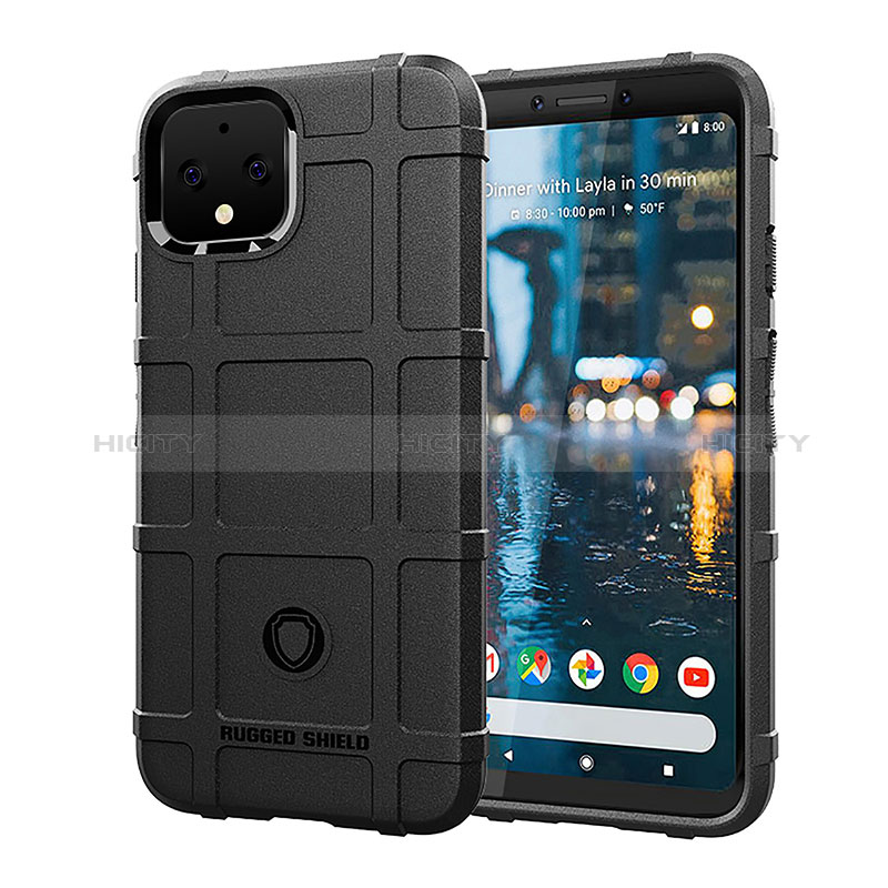 Google Pixel 4用360度 フルカバー極薄ソフトケース シリコンケース 耐衝撃 全面保護 バンパー J01S グーグル 