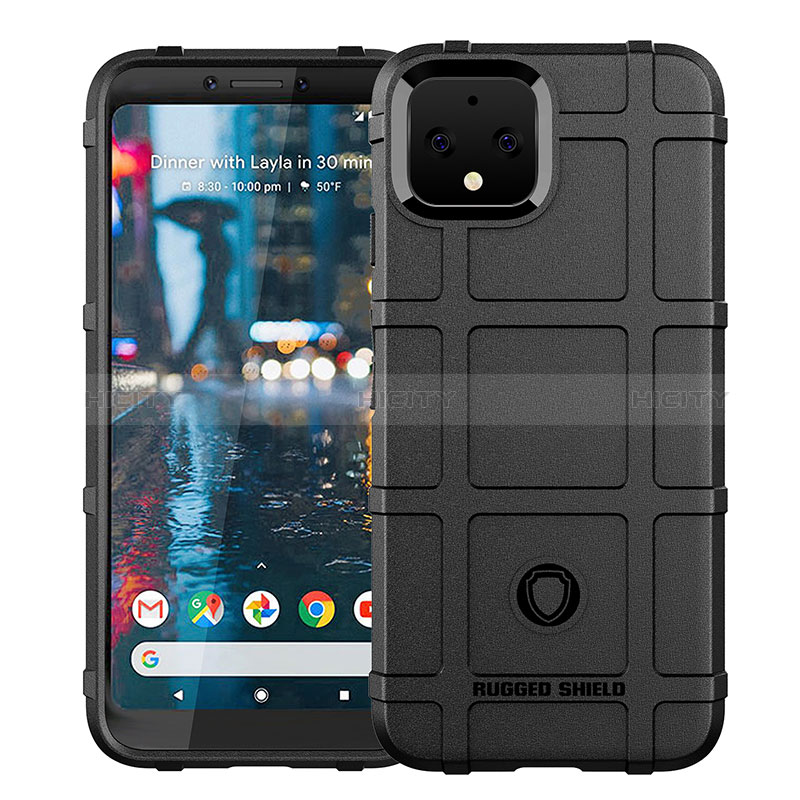 Google Pixel 4用360度 フルカバー極薄ソフトケース シリコンケース 耐衝撃 全面保護 バンパー J01S グーグル 