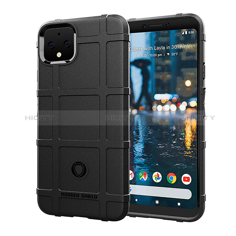 Google Pixel 4 XL用360度 フルカバー極薄ソフトケース シリコンケース 耐衝撃 全面保護 バンパー J01S グーグル 