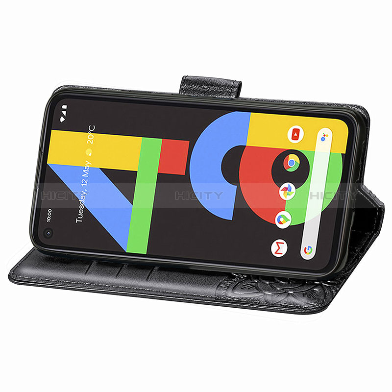 Google Pixel 4a用手帳型 レザーケース スタンド バタフライ 蝶 カバー グーグル 