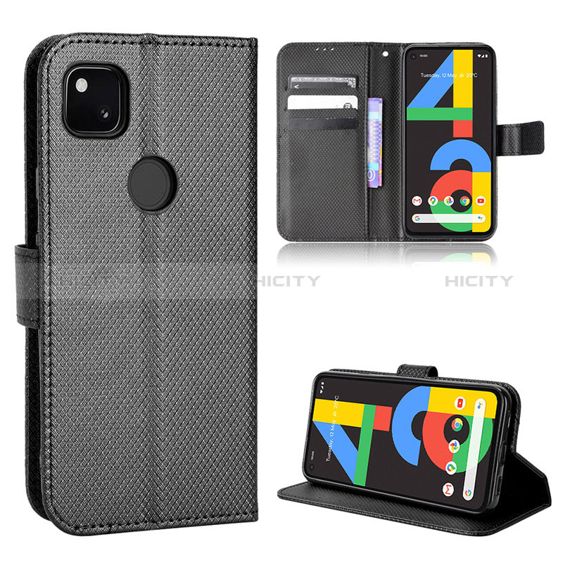 Google Pixel 4a用手帳型 レザーケース スタンド カバー BY1 グーグル 