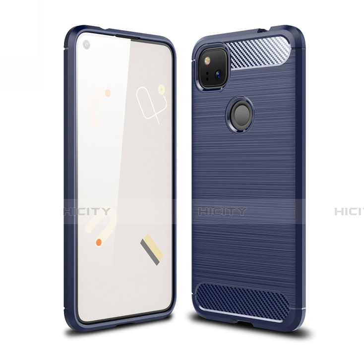 Google Pixel 4a用シリコンケース ソフトタッチラバー ライン カバー グーグル 