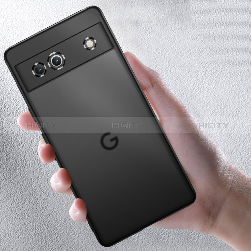 Google Pixel 7a 5G用ハイブリットバンパーケース 透明 プラスチック カバー W01L グーグル 