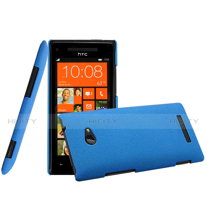 HTC 8X Windows Phone用ハードケース プラスチック 質感もマット HTC ネイビー