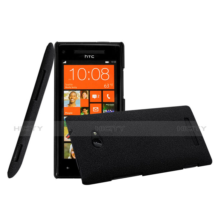 HTC 8X Windows Phone用ハードケース プラスチック 質感もマット HTC ブラック