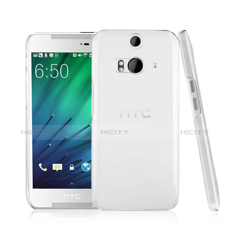 HTC Butterfly 2用ハードケース クリスタル クリア透明 HTC クリア