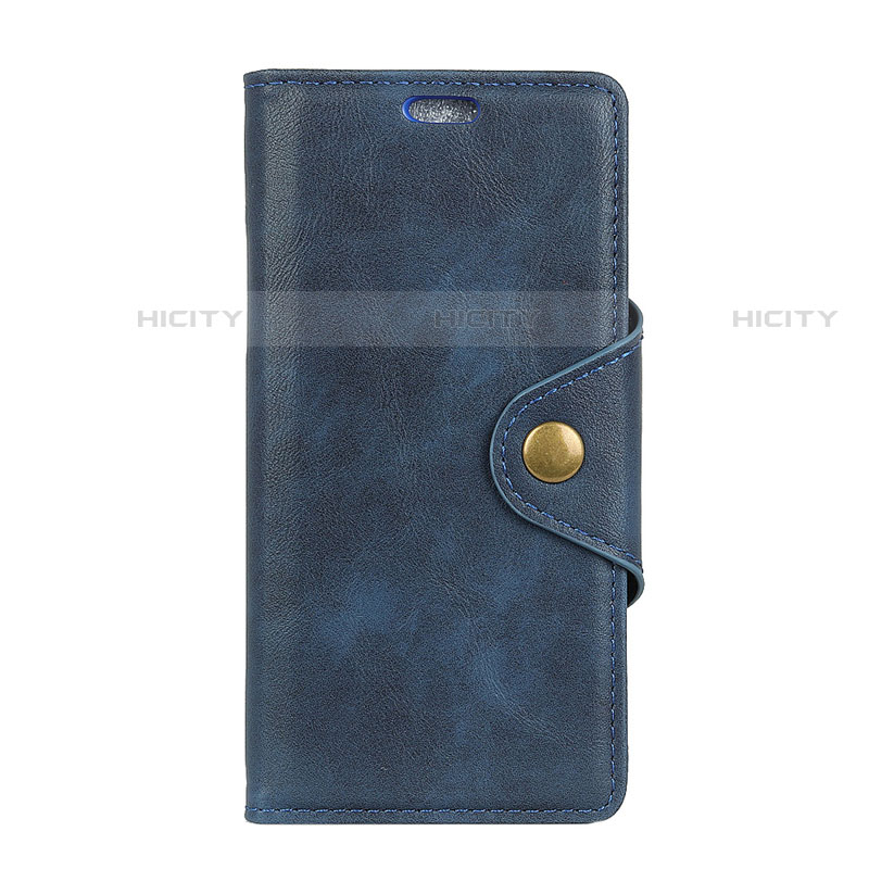 HTC Desire 12S用手帳型 レザーケース スタンド カバー L01 HTC ブラウン