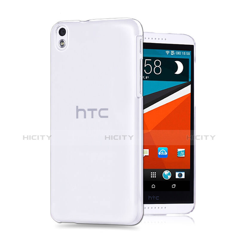 HTC Desire 816用極薄ソフトケース シリコンケース 耐衝撃 全面保護 クリア透明 HTC クリア