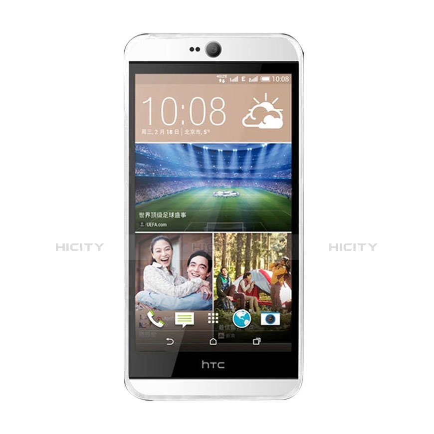 HTC Desire 826 826T 826W用極薄ソフトケース シリコンケース 耐衝撃 全面保護 クリア透明 HTC クリア