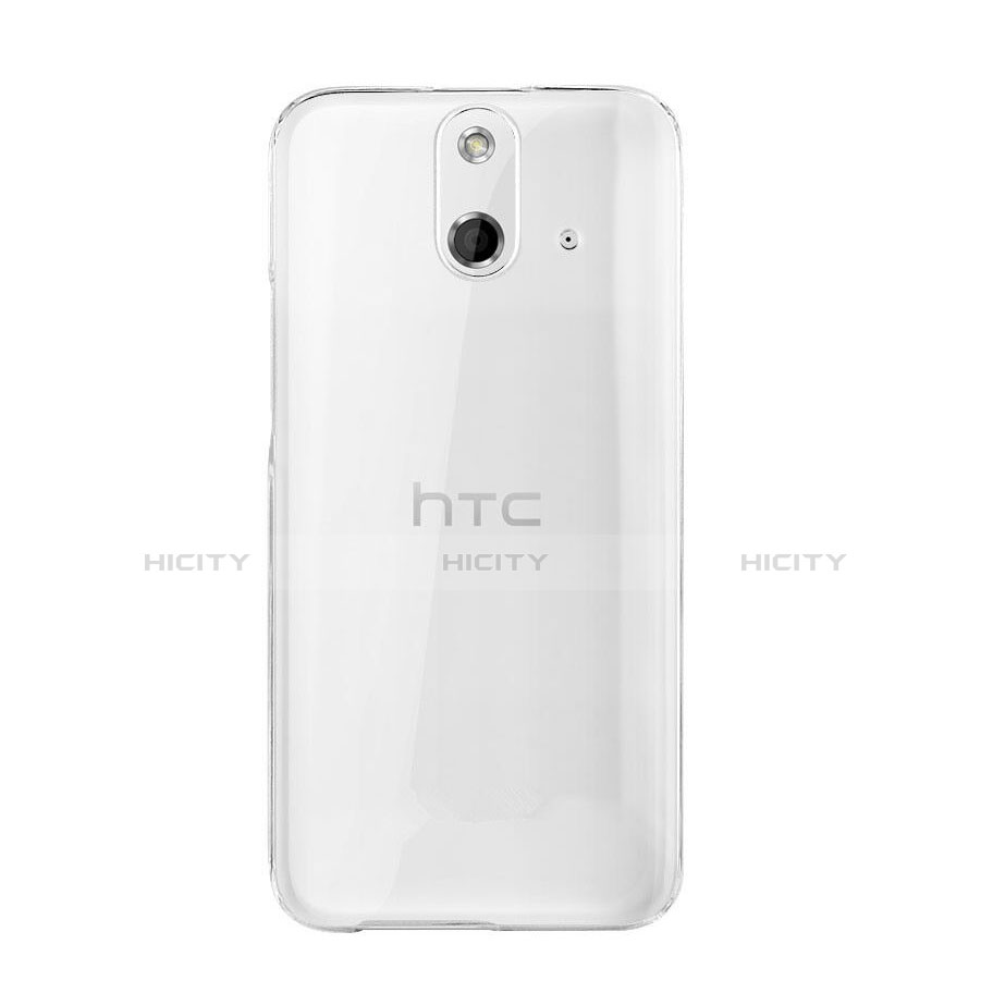 HTC One E8用ハードケース クリスタル クリア透明 HTC クリア