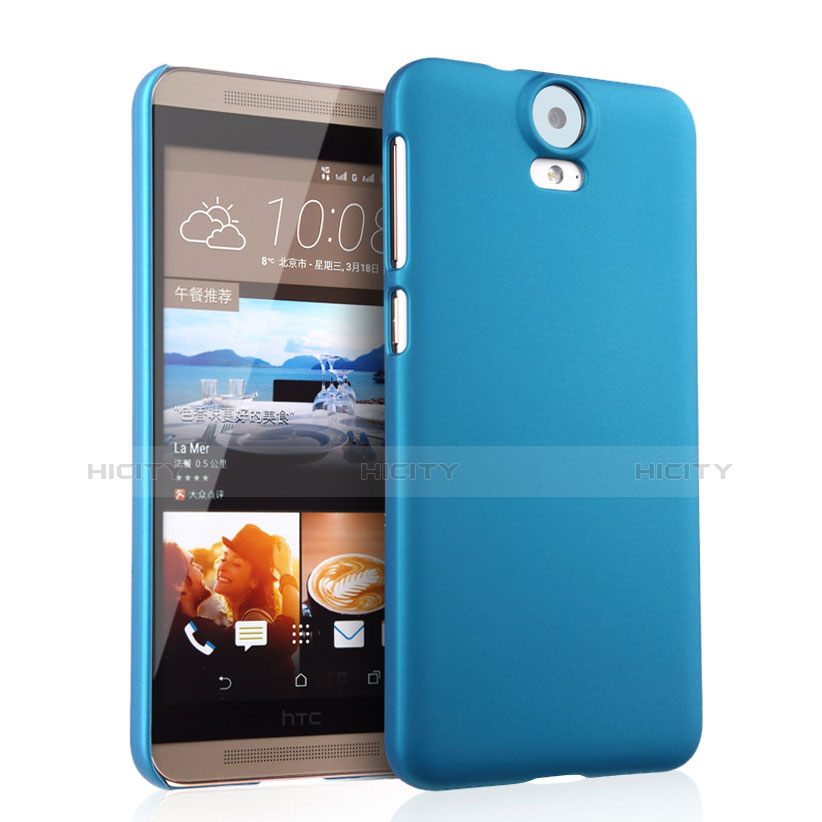 HTC One E9 Plus用ハードケース プラスチック 質感もマット HTC ブルー