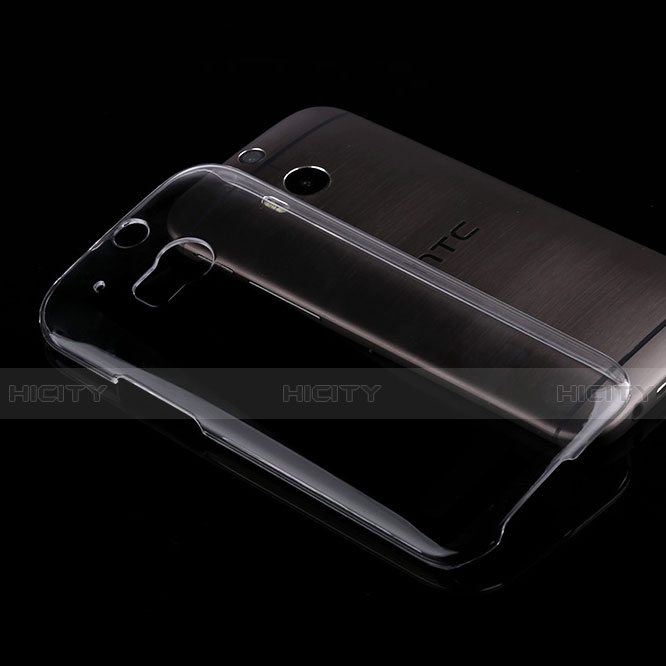 HTC One M8用ハードケース クリスタル クリア透明 HTC クリア