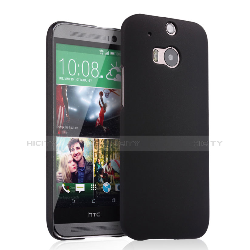 HTC One M8用ハードケース プラスチック 質感もマット HTC ブラック