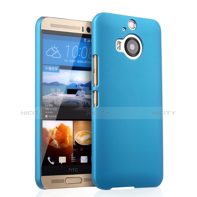 HTC One M9 Plus用ハードケース プラスチック 質感もマット HTC ブルー