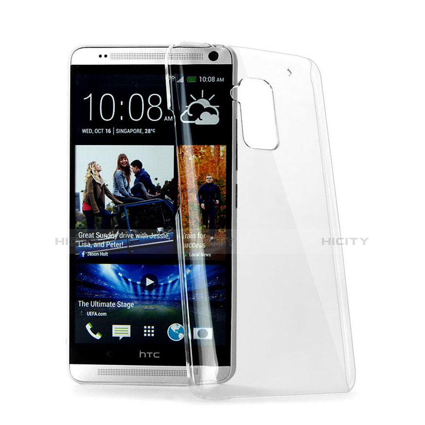 HTC One Max用ハードケース クリスタル クリア透明 HTC クリア