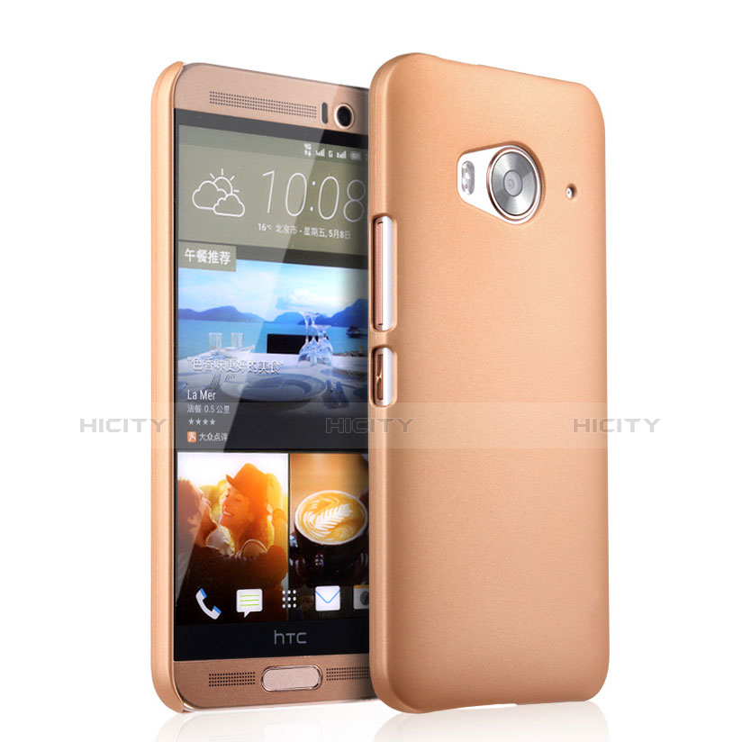 HTC One Me用ハードケース プラスチック 質感もマット HTC ゴールド