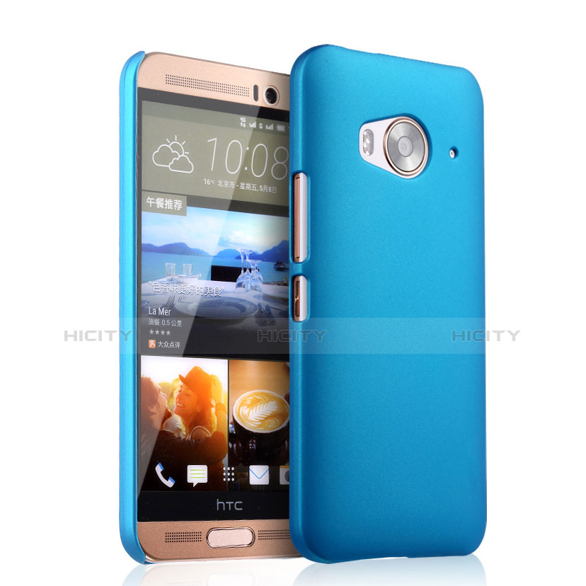 HTC One Me用ハードケース プラスチック 質感もマット HTC ブルー