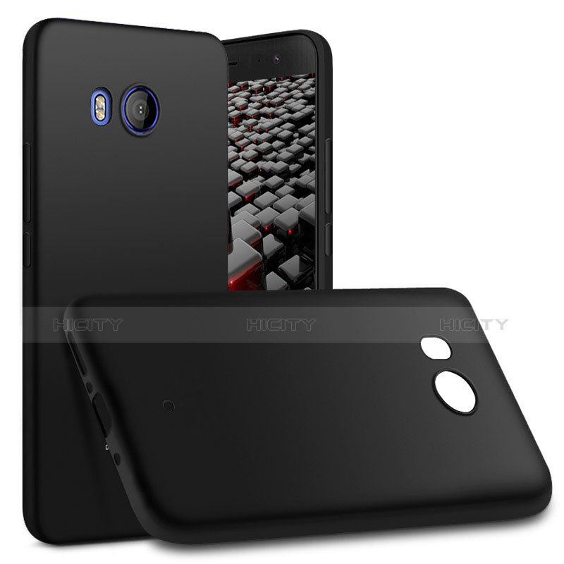 HTC U11用ハードケース プラスチック 質感もマット HTC ブラック
