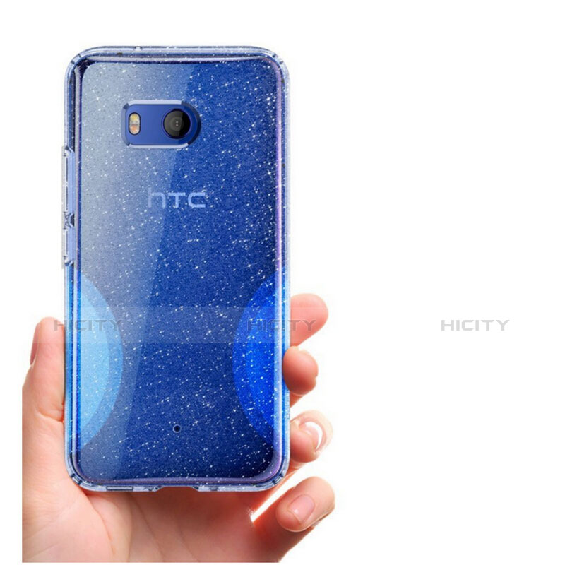 HTC U11用極薄ソフトケース シリコンケース 耐衝撃 全面保護 クリア透明 T04 HTC クリア
