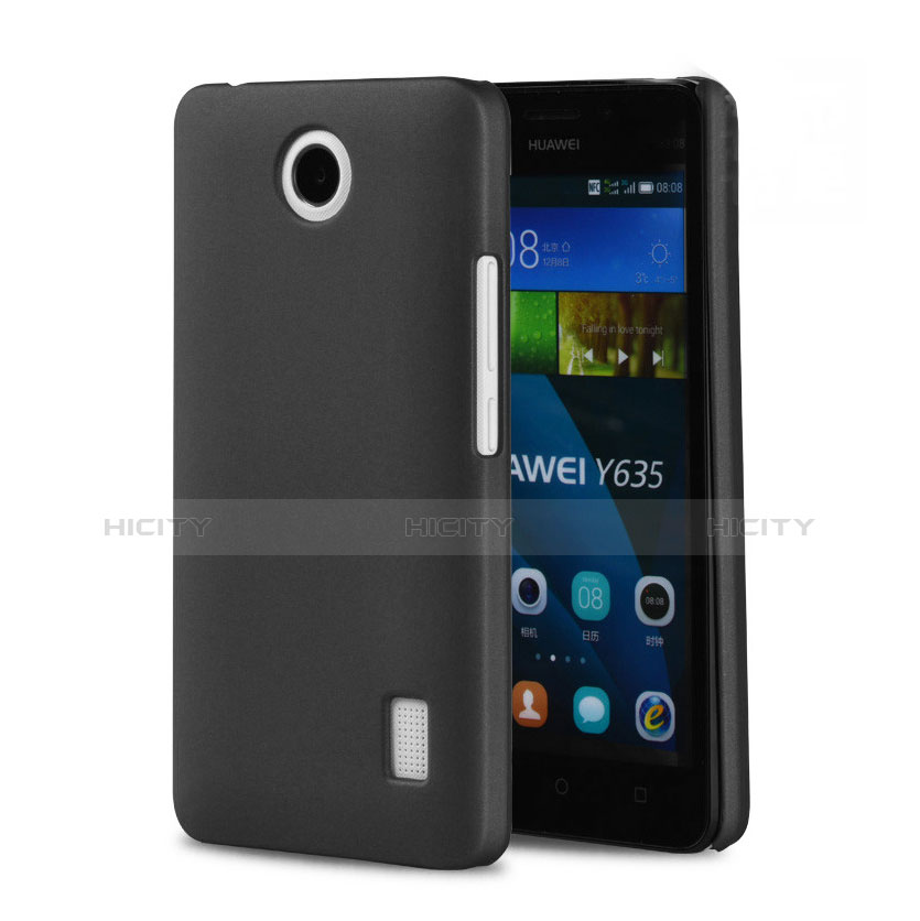Huawei Ascend Y635 Dual SIM用ハードケース プラスチック 質感もマット ファーウェイ ブラック
