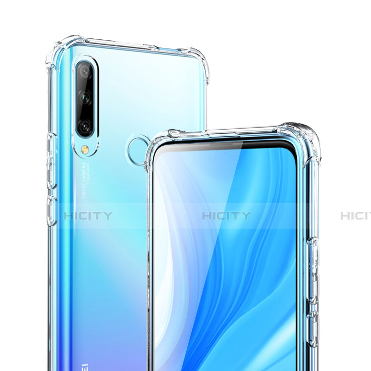 Huawei Enjoy 10 Plus用極薄ソフトケース シリコンケース 耐衝撃 全面保護 クリア透明 T02 ファーウェイ クリア