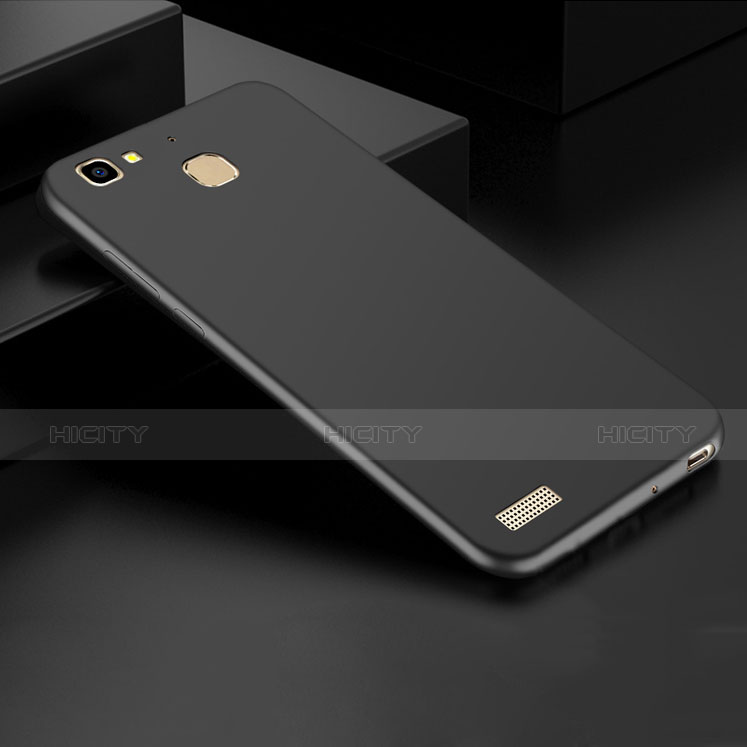 Huawei Enjoy 5S用ハードケース プラスチック 質感もマット M01 ファーウェイ ブラック