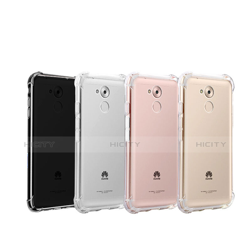 Huawei Enjoy 6S用極薄ソフトケース シリコンケース 耐衝撃 全面保護 クリア透明 T02 ファーウェイ クリア