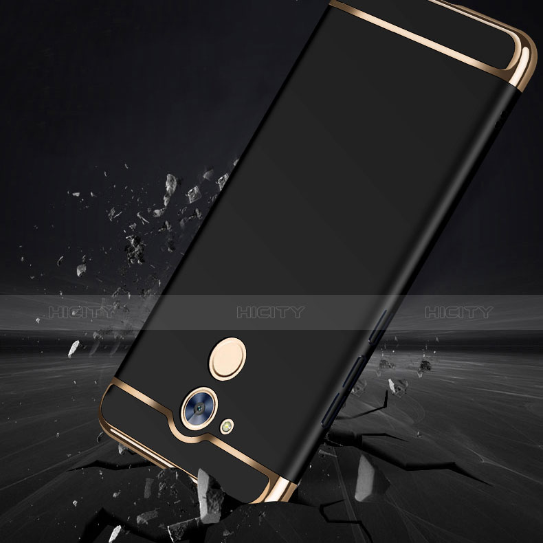 Huawei Enjoy 6S用ケース 高級感 手触り良い アルミメタル 製の金属製 ファーウェイ ブラック