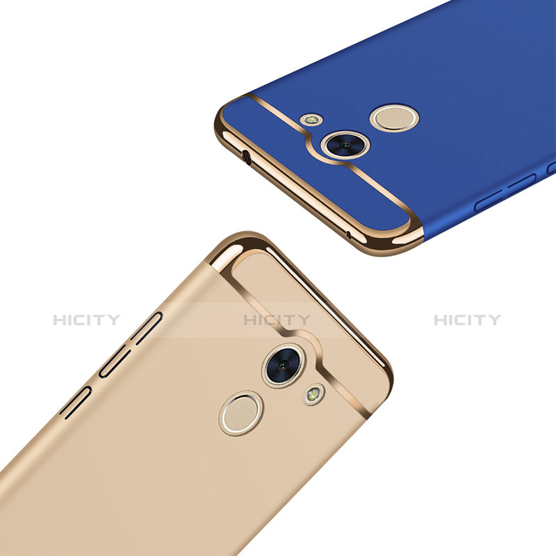 Huawei Enjoy 7 Plus用ケース 高級感 手触り良い メタル兼プラスチック バンパー アンド指輪 A01 ファーウェイ 