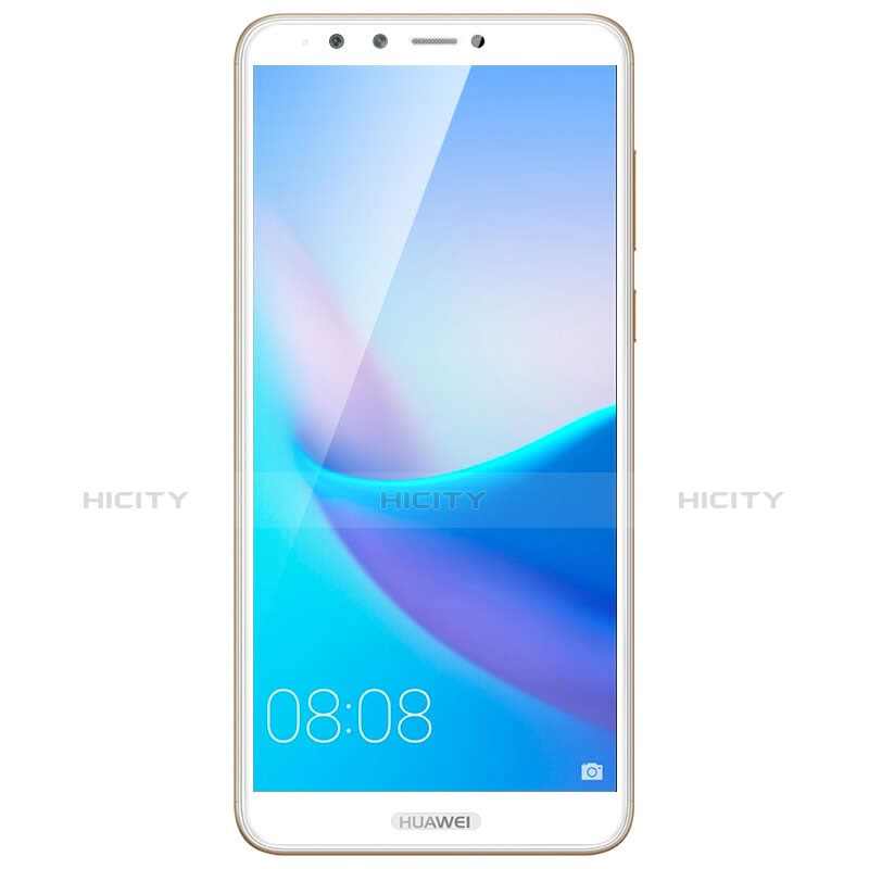 Huawei Enjoy 8 Plus用強化ガラス フル液晶保護フィルム F02 ファーウェイ ホワイト